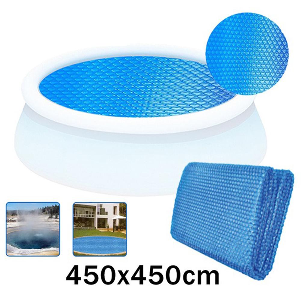 

450cm Solar Tarpaulin Debris-Free Pool Extended Pool Heating Time Multi-purpose Prevents Water Evaporation Swimming 260x170cm