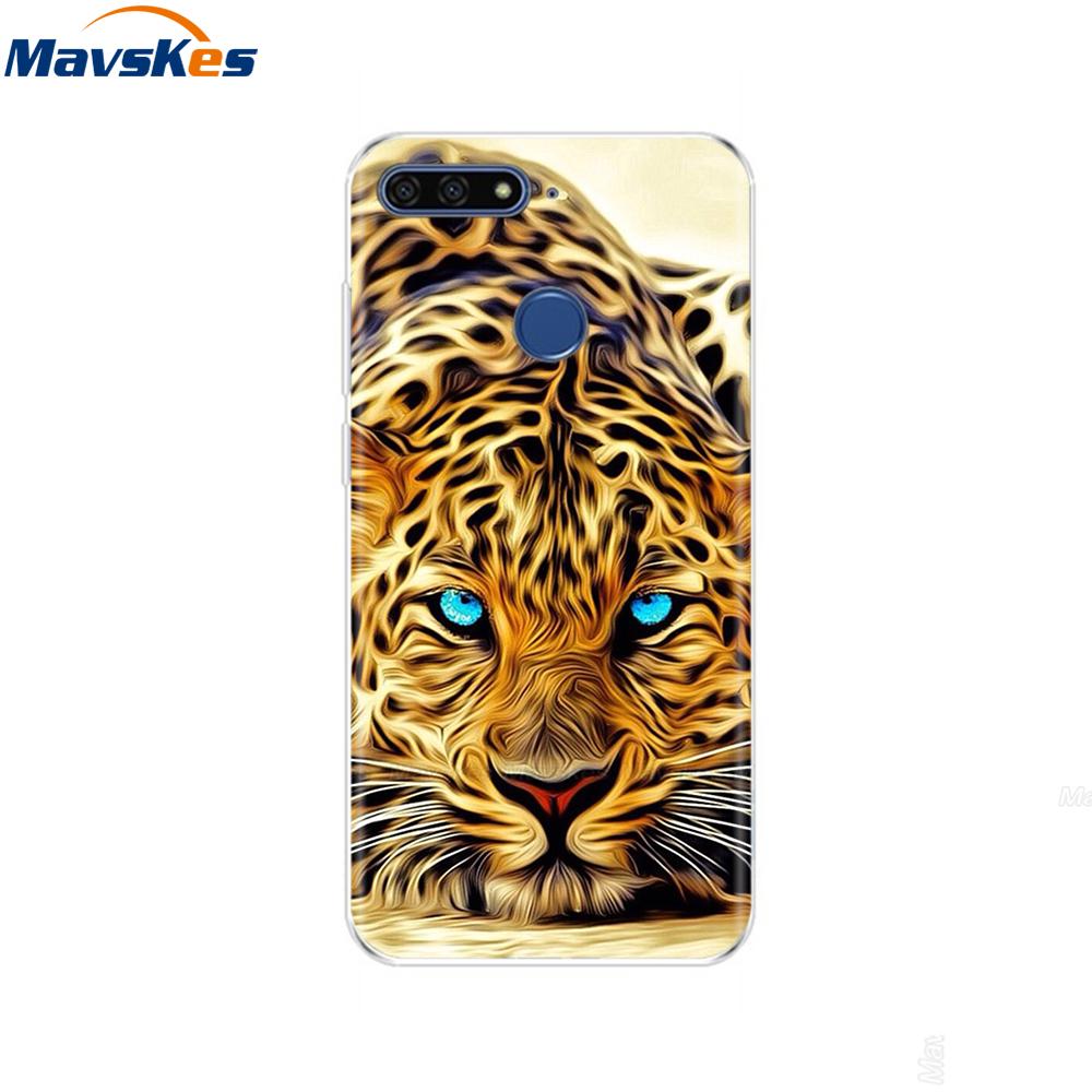 Case For Huawei Honor 7C Case On Huawei Honor7C 5.7 inch Soft Silicone Phone Cover For Huawei Honor 7C Aum-L41 TPU Cases Coque