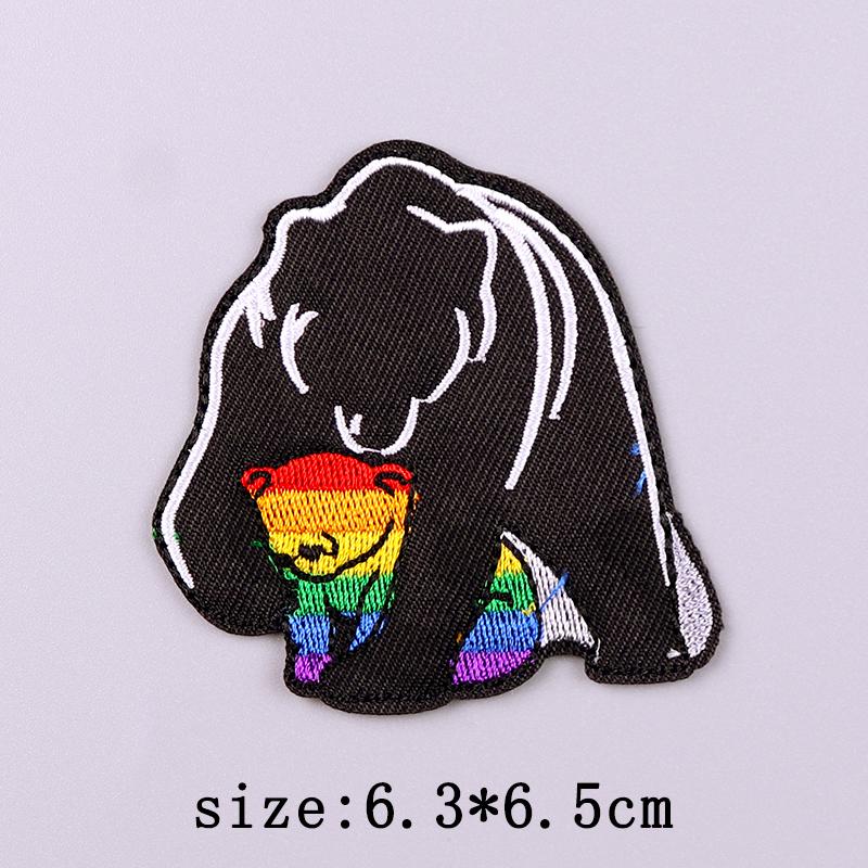 Punk Skull Embroidery Patch Iron On Patches For Clothing Hip Hop Embroidered Patches On Clothes Fusible Patch For Clothes Badges