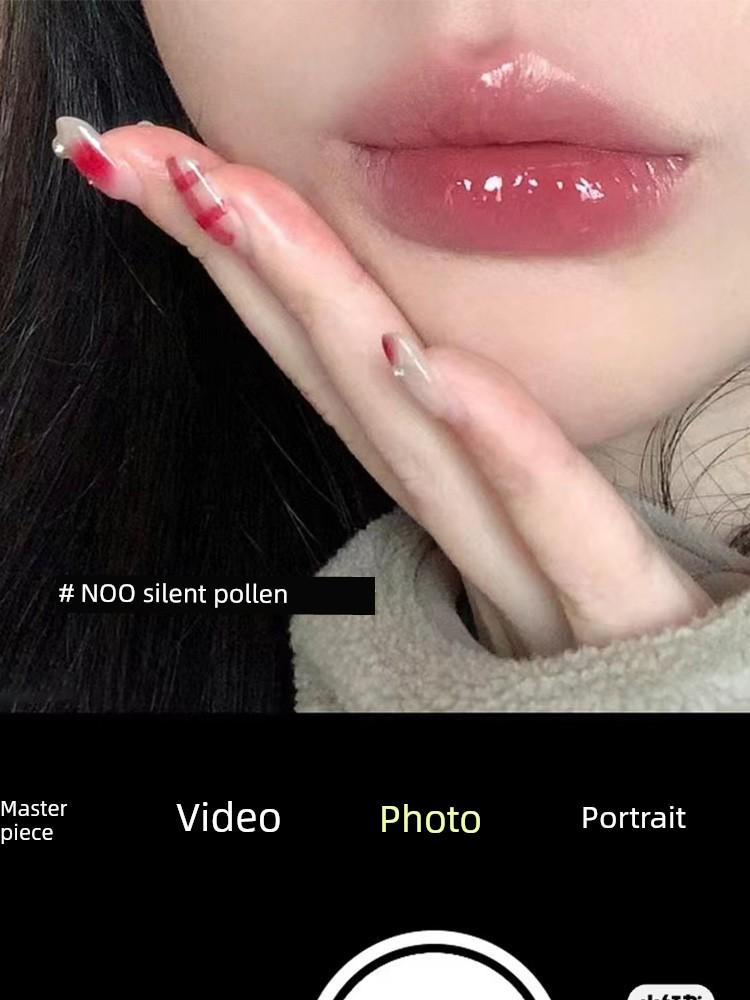 Girlscrush Trendiger Wasserlicht Lippenlack Spiegelbildbildender Lipgloss Volle Lippen GC