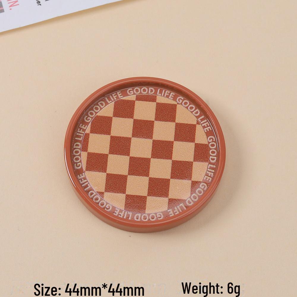 Kolorowa Kreskówkowa Szachownica Żywiczna Spinka do Włosów i Akcesoria Magnetyczne