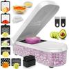 Multi-Function Manual Vegetable Cutter & Grater - Carrot & Potato Slicer