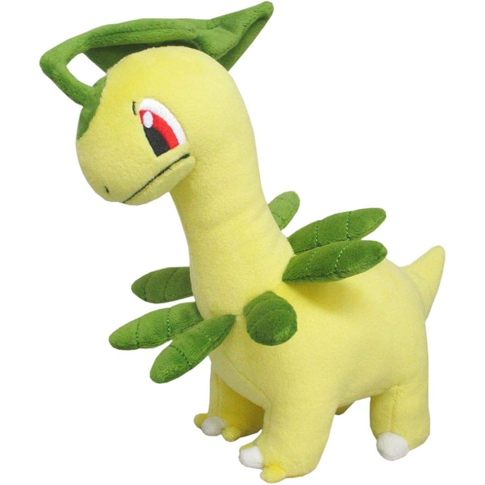 San-ei Pocket Monsters All Star Collection Bayleef Plush Toy 9x23x19.5cm Pokmon Soft Toy
