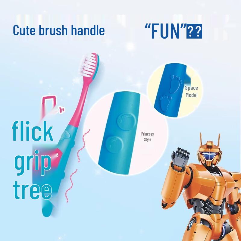 Lion Fine Clean Antibacterial Ultra-Fine Bristle Children's Toothbrush