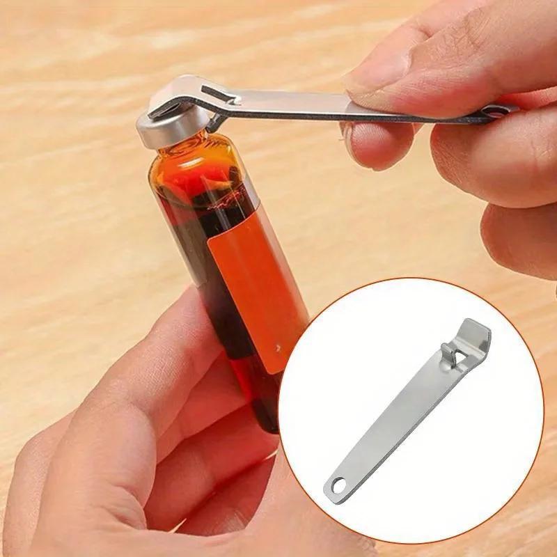 1/2PCS Stainless Steel Oral Liquid Vial Opener Nurse Doctor Tool Portable Ampule Bottle Opener Can Opener Kitchen Accessories