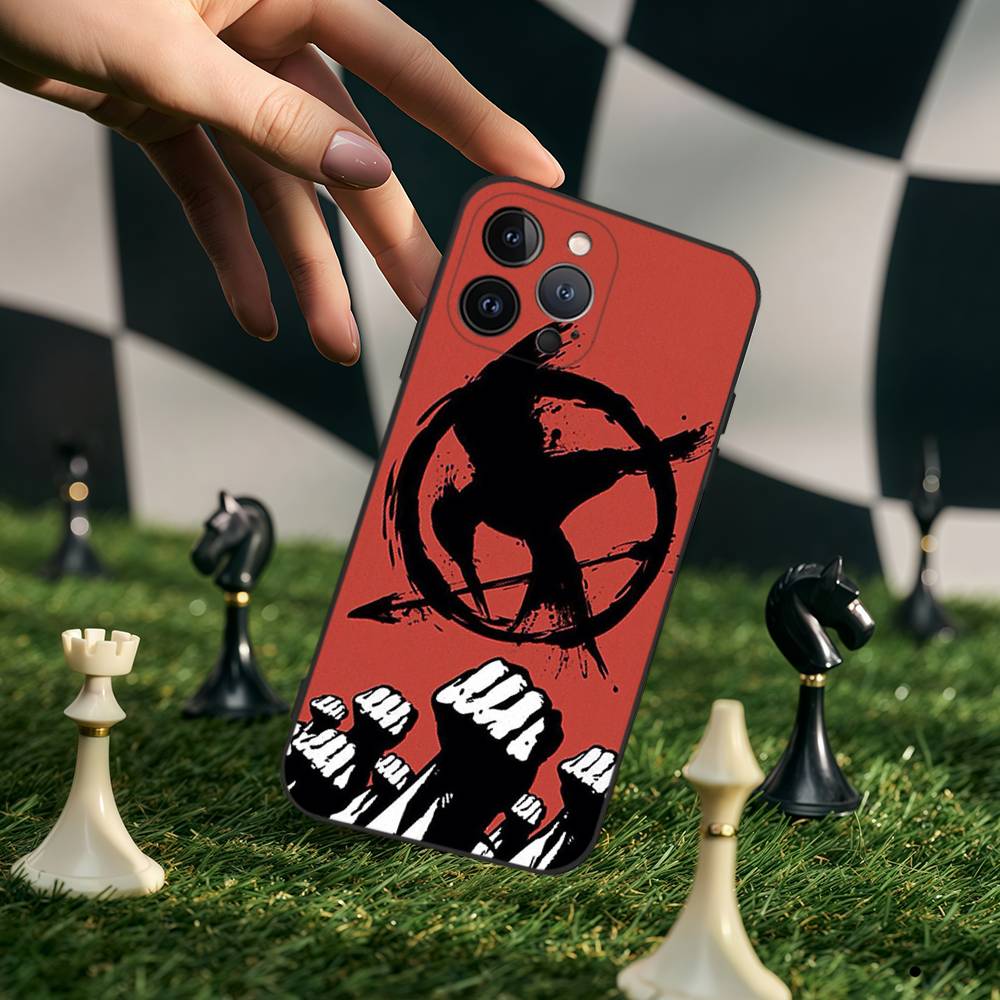 T-The H-Hunger Games Pattern Phone Case TPU Phone Case For Iphone17 Air 16 15 14 13 12 11 Pro Max Plus