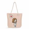 Multifunctional  Nurses Series Printed Thick Rope Shoulder Beach Bag 7589 CLE
