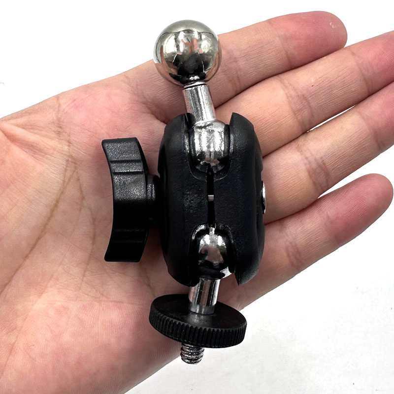 Universal Metal Claw Head Stand with Tablet and Phone Clip & Hose Adapter