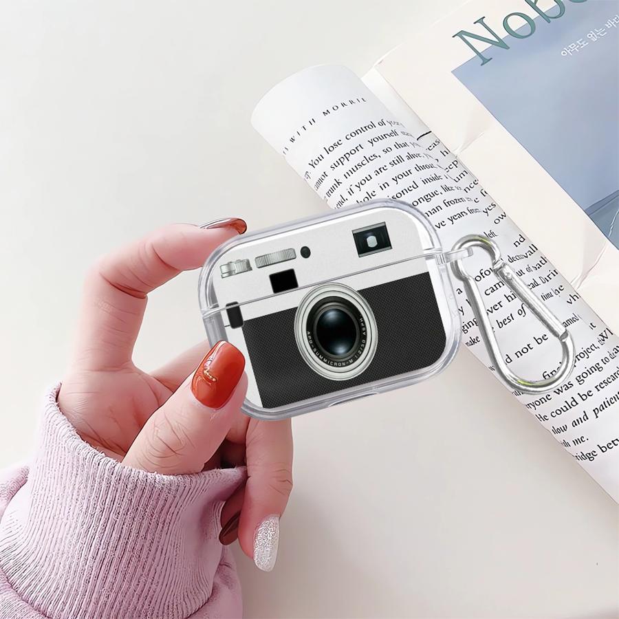 Clear Earphone Cases Cover Case For Airpods 4 1 2 3 Pro3 Pro2 Pro Creative Camera Art