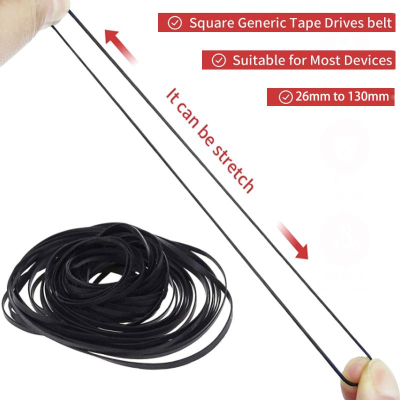 30-120pack Universal 26-135mm Ζώνη Μηχανής Ταινιών Μικτής Κασέτας Νέα Ποικιλία Κοινή Ζώνη για Συσκευές Εγγραφής Walkman Drive DVD