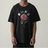 Oversized Flower Tshirt, Japanese Tshirt, Harajuku Shirt, Graphic Tshirt, Japan Style T-shirt, Red Rose Tee