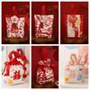 Flower Festive Sugar Bag Storage Korean Style Chinese Wedding Candy Bag Jewelry Packing Bag Drawstring Bow Wrist Hand Bag