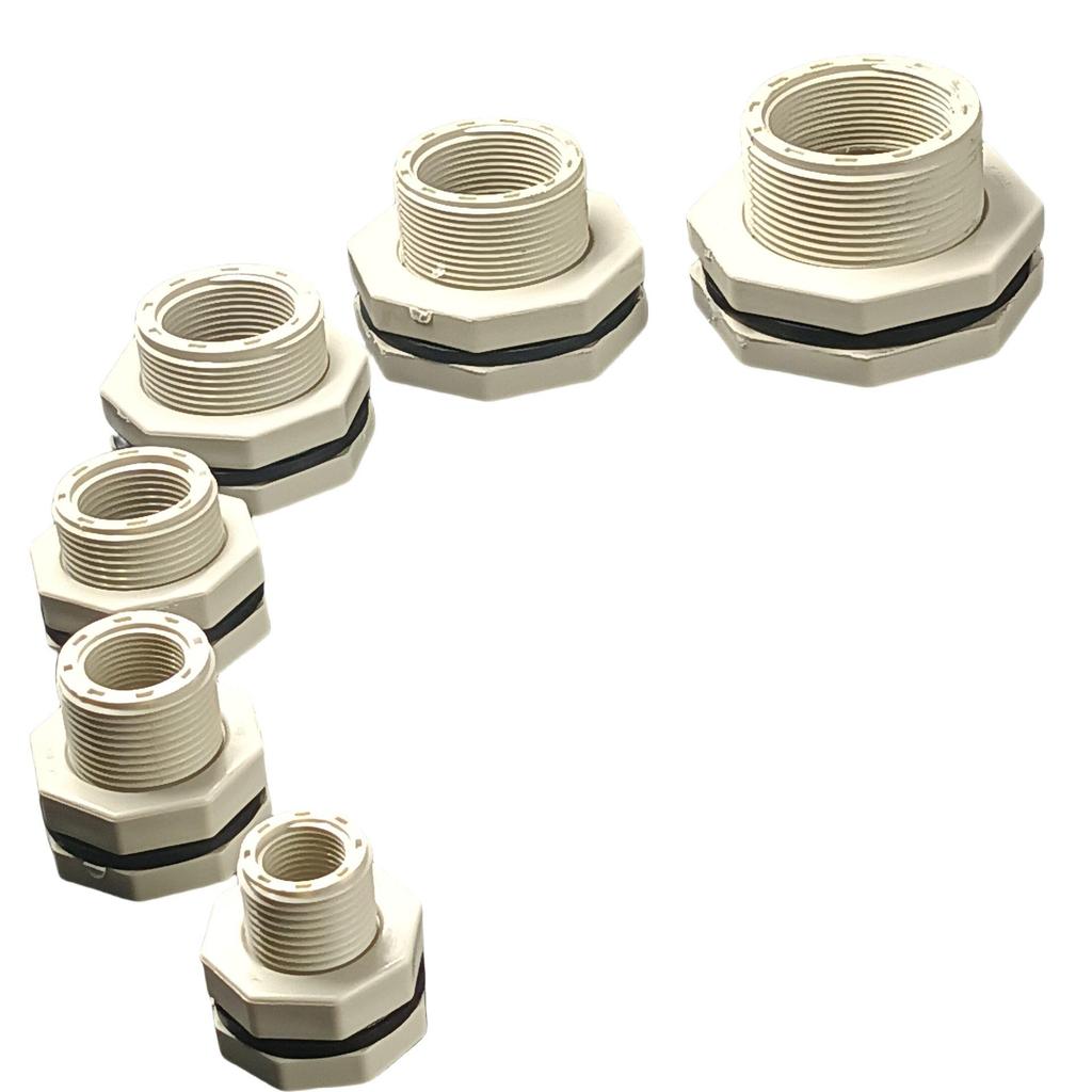 PPH Water Tank Connector for Water Towers, Fish Tanks, Pools, and Buckets