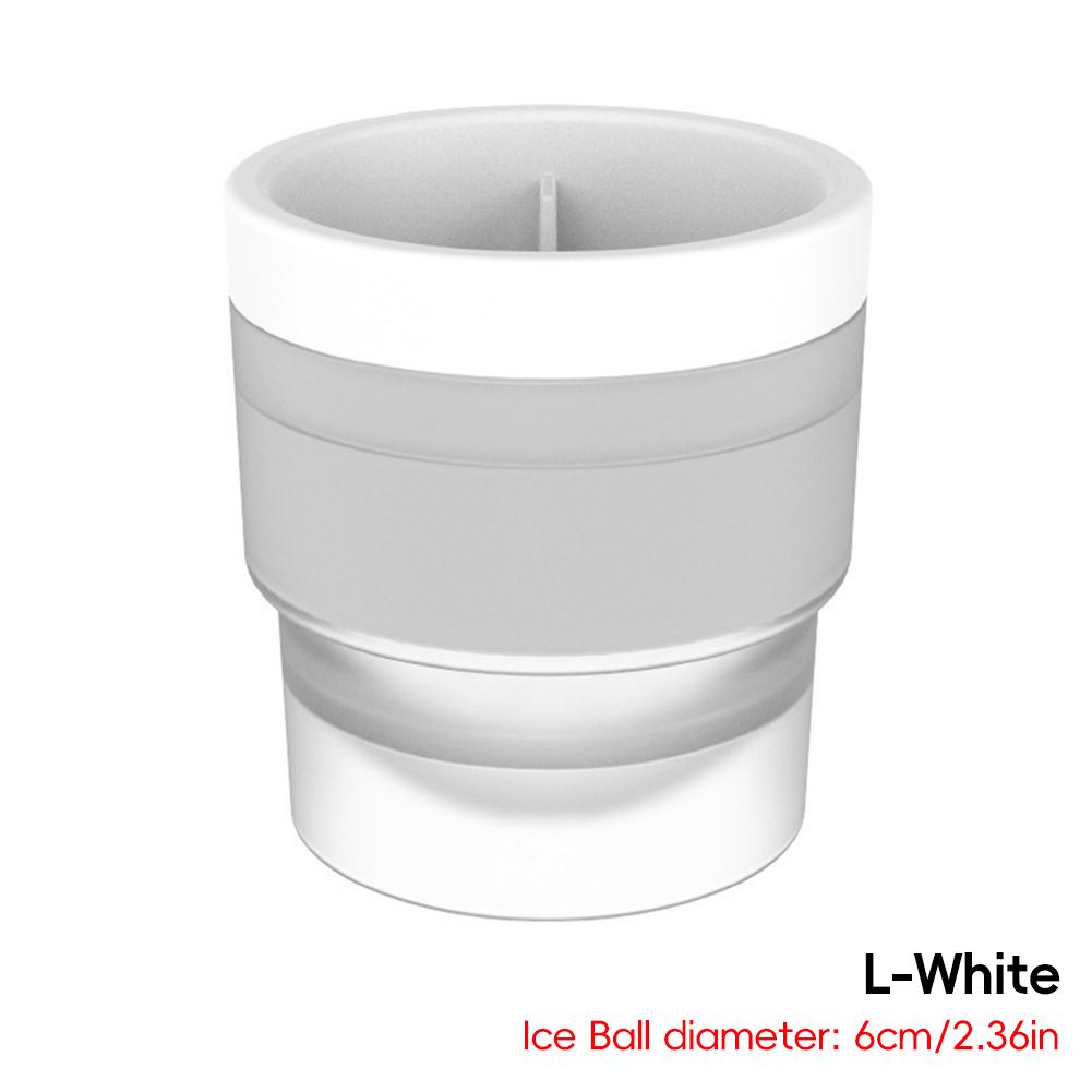 Aparat Profesional pentru Bile de Gheață pentru Whisky Accesorii Bar Matriță pentru Bile de Gheață Silicon Premium Matriță Cuburi de Gheață Economisire Spațiu pentru Bar de Casă Netoxic pentru Congelator