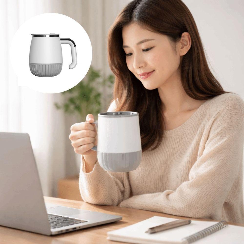 316 Stainless Steel Electric Mixing Mug Smart Magnetic Mixer Coffee Mug Milk Blending