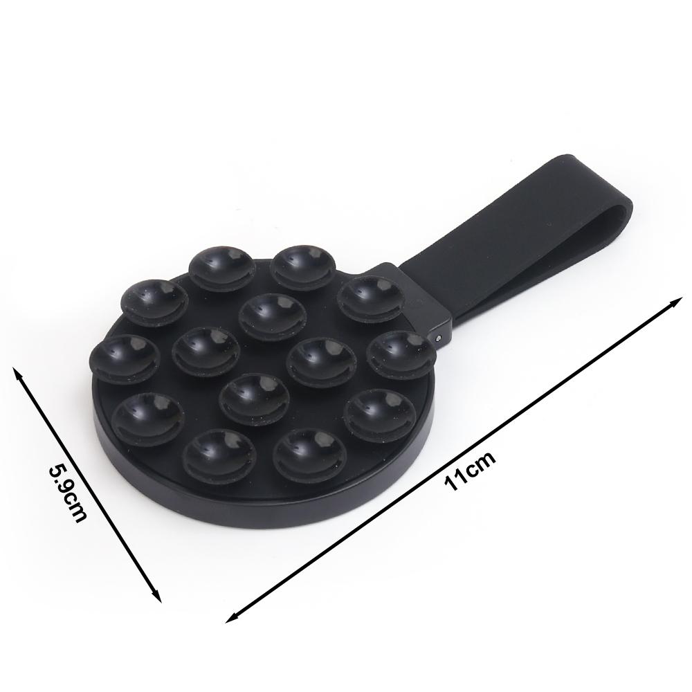 Suction Cup Magnetic Phone Mount Colorful Mirror Shower Silicone Suction Phone Case Grip Stand Holder For iPhone 15 14 Magsafe