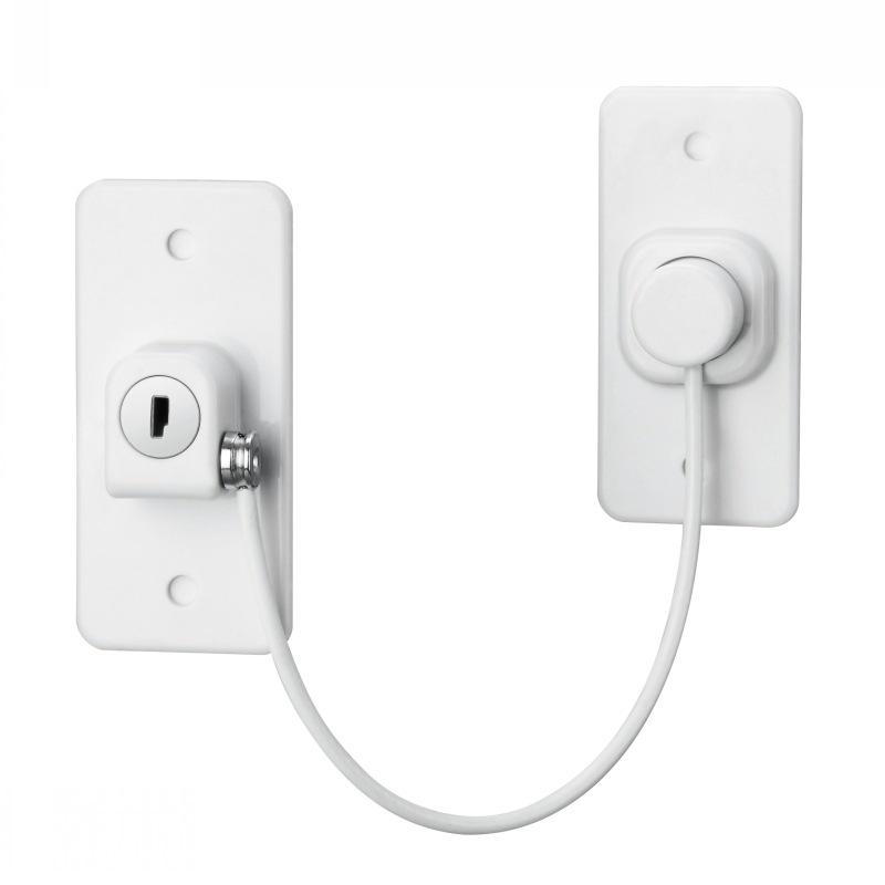 Bezpečnostní zámek na křídlové okno bez nutnosti vrtání - Západka pro ochranu dětí a proti vloupání