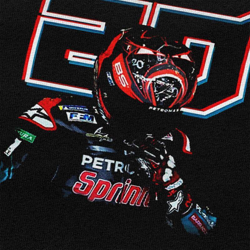 Custom El Diablo 20 Fabio Quartararo T Shirt Homme Pre-shrunk Cotton Tees Motorcycle Race Tshirt Short Sleeve Novelty T-shirt
