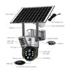 LS VISION 12MP 4G/WiFi Dual Screen Solar Camera Outdoor 10X Zoom 6K Three Lens Human Auto Tracking Surveillance Camera V380 Pro