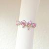 New Cute Colorful Zircon Flower Ring For Women Girl Fashion Vintage Zircon Adjustable Rings Jewelry Gift