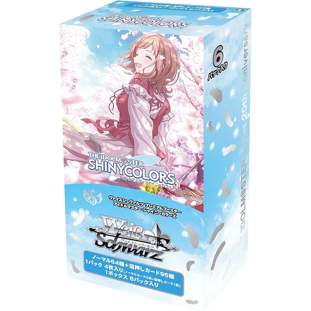 Weiss Schwarz Premium Booster The Idolmaster Shiny Colors 6 Pack Box