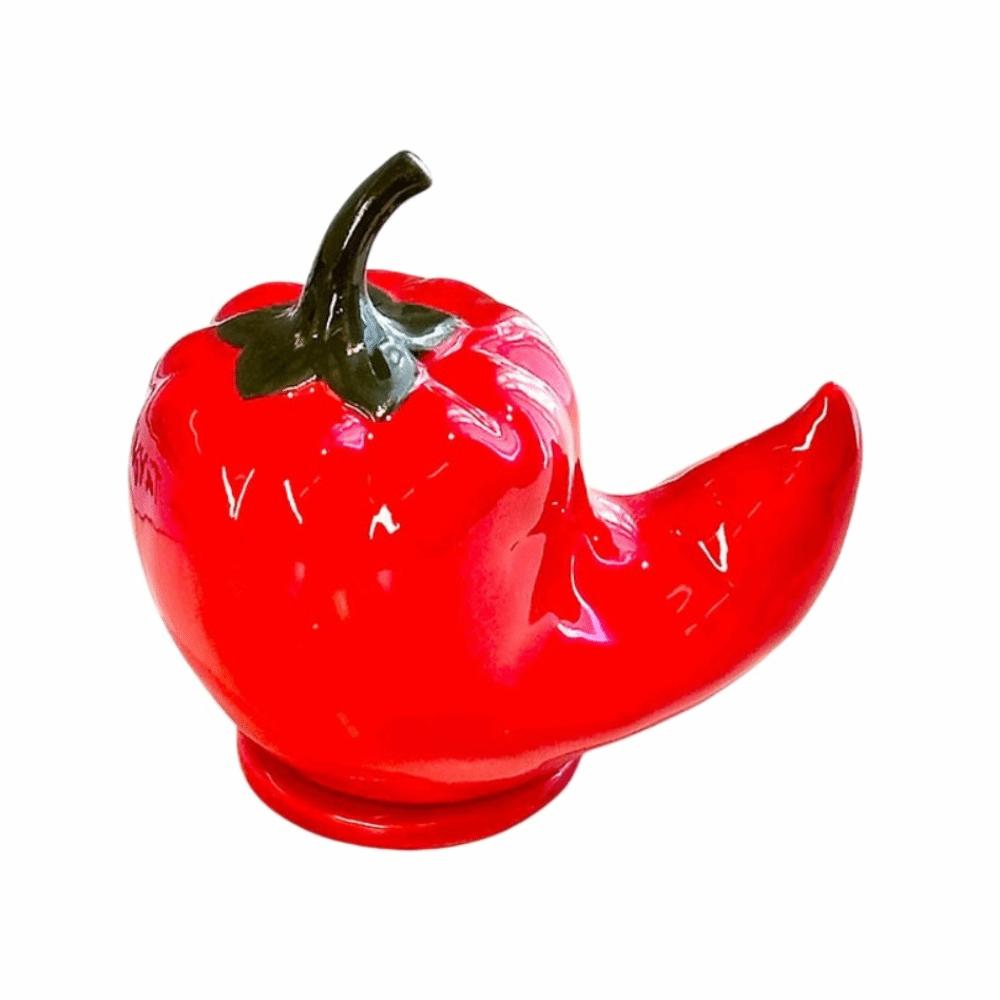 

Ceramic Lantern Chili Toothpick Box Chili Thickened Chili Toothpick Case Dental Floss Storage Vegetable Shapes