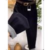 Plus Size Women's High Waist Stretch Jeans - 2025 Autumn Loose Slimming Carrot Harem Pants