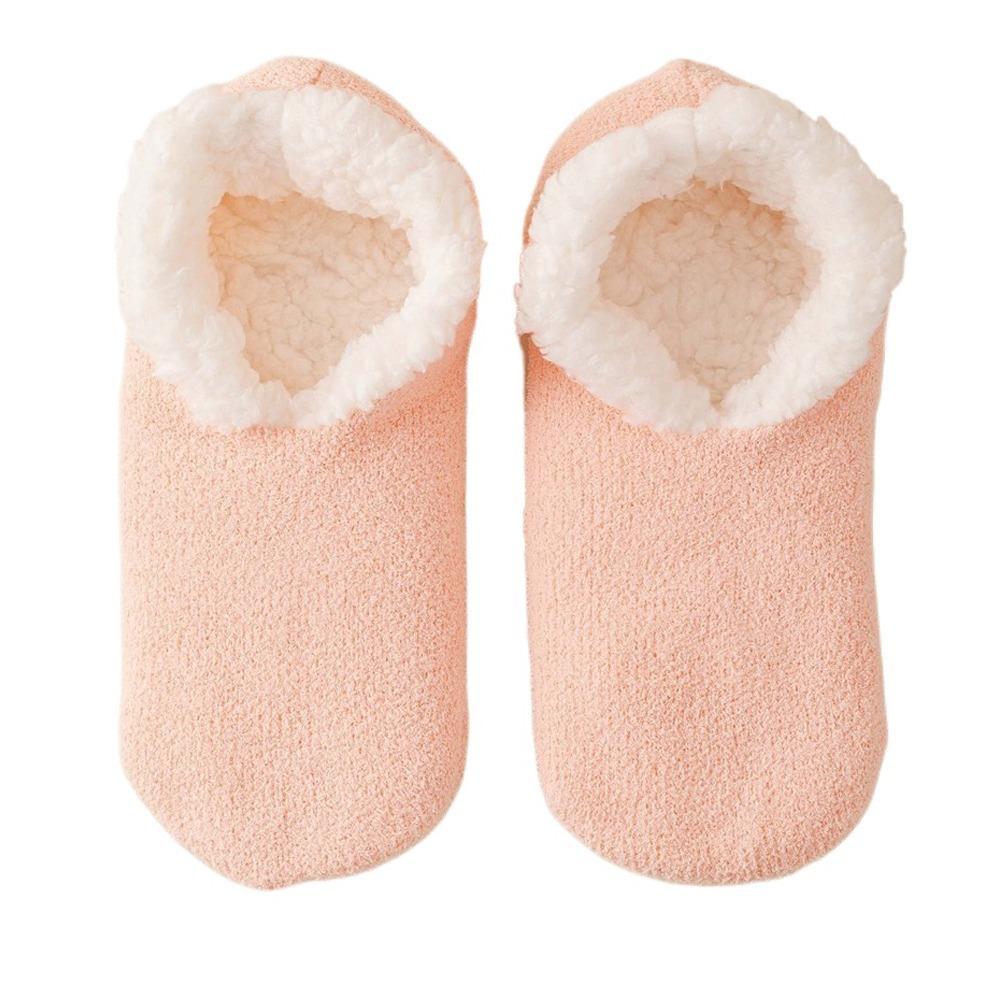 Non-slip Bottom Lamb's Wool Socks Thickened Sleeping Slipper Socks Lamb Fleece Socks Autumn Winter