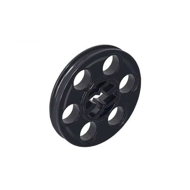 50pcs 4185 Wedge Belt Wheel Pulley Bricks Toys For Technical MOC Buildings Blocks Compatible High-Tech Gift