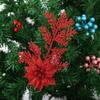 DIY Pine Leaves Christmas Flowers Hanging Xmas Decorative Flowers  Event Layout
