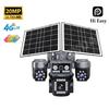 AOV 4G Solar-Powered Camera with Quad Lenses & Mobile Remote Monitoring