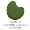 Nykaa Matte Nail Enamel - Emerald Isle (Shade No.118) (9 ml)