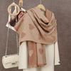 Marke Warmer Karomuster Kaschmir Poncho Schal Schal Luxuriöser Druck Dicke Pashmina Winterdecke Wickel Bufanda Lässiger Hijab Stolen Echarpe