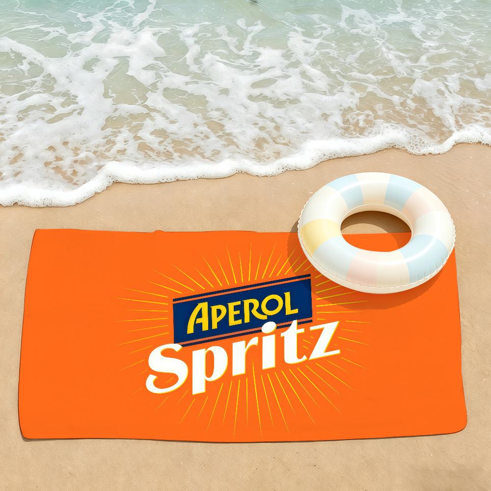 Fashion print A-Aperols Spritz Towel Drying Bath Towel Applicable To Light Swimming Camping Yoga Beach Out