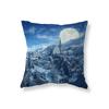 Snow Scene Snowflake Pillowcase Sofa Car Decoration Office Game Chair Cushion Cover Room Bedside Home Decoration Pillowcase