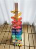 High Quality Rainbow Music Sounding Trees Wooden Petals Assembly and  Marble Run Balls Tracking Kids Educational Toys