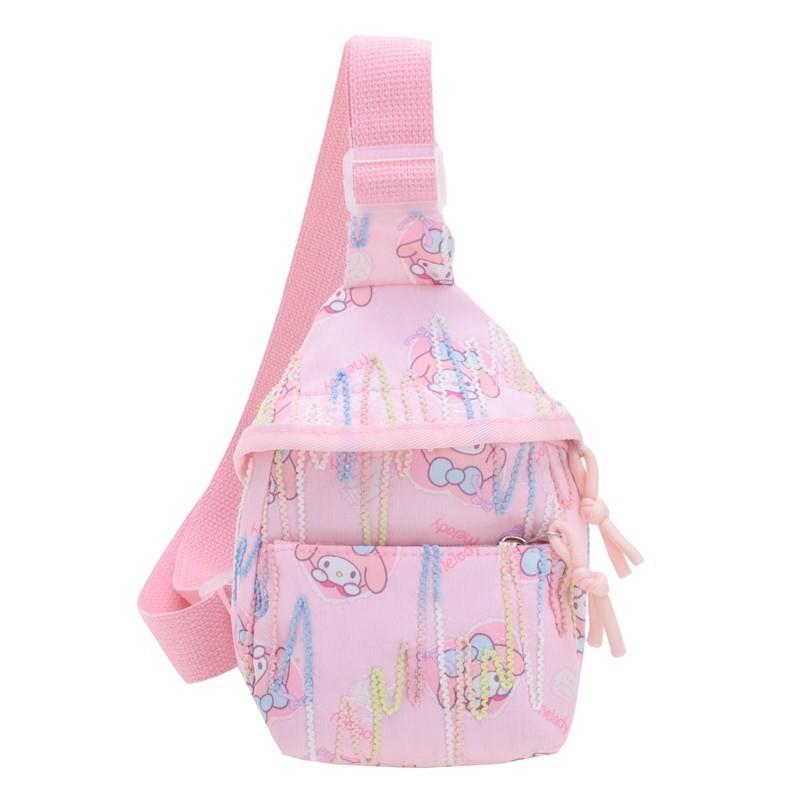 Melody Pompompurin Print Kids Chest Pack With Breathable Nylon For Kindergarten Daily Use