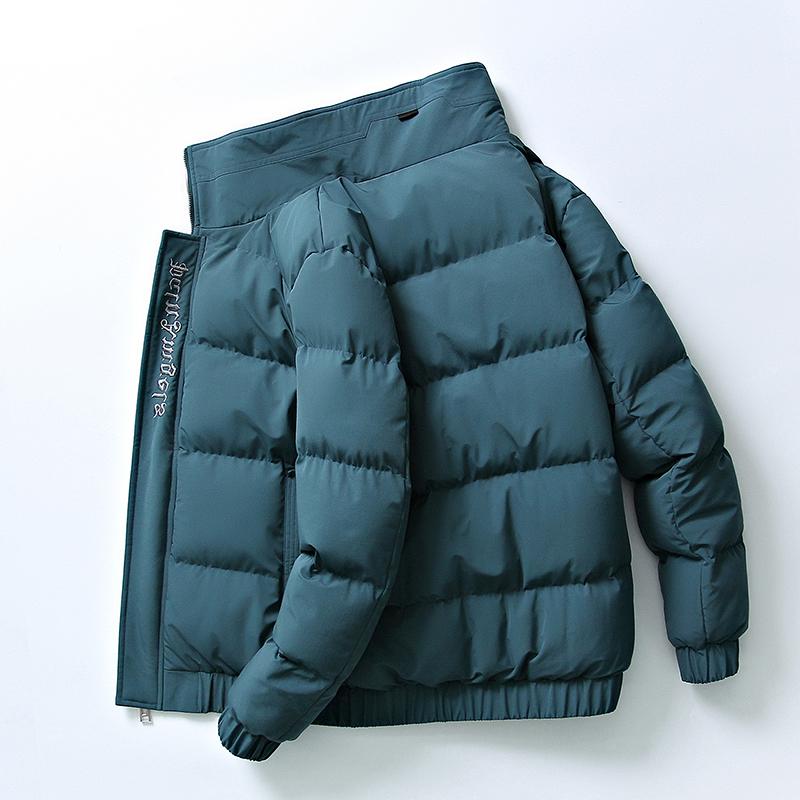 

Winter Cotton Jacket for Men, Windproof Cotton Jacket for Men, Short and Thick with Cotton, Stand Up Collar Jacket, Casual Cotton Jacket XXXXXL зелений