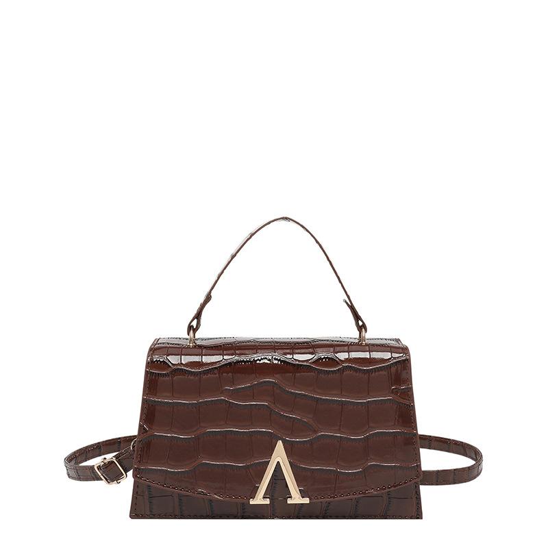 Personality Trend Crocodile Pattern Casual Small Square Bag Women's New Foreign Style Niche Chain Single Shoulder Messenger Bag