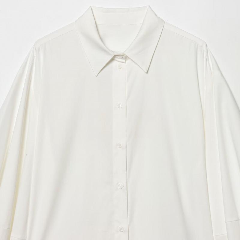 2026 Spring Arrival: European & American Style Versatile Puff Sleeve Poplin Shirt