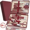 28/42 Pcs Multi-tool Manicure Set Cutters Nail Clipper Set Household Stainless Steel Ear Spoon Pedicure Scissors Tool For Beauty