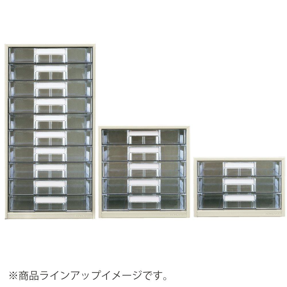 KOKUYO Brief Transparent A4 10 Fächer, Schublade, Vertikal, Etagen, LC-G10M