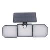 Solar Outdoor Lights 260LM 230 LED Security Lights 3 Heads Built in Solar Panel IP65 Waterproof 2200mAh for Garage Yard