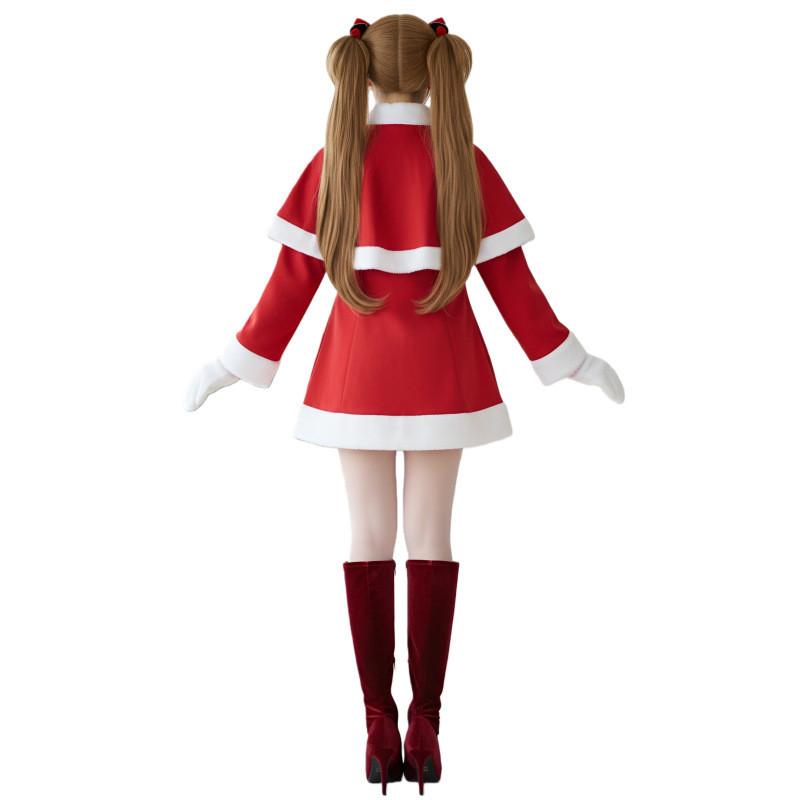 Neon Genesis Evangelion Asuka Langley Soryu And Ayanami Rei Christmas Cosplay Costume For Christmas Theme Fans