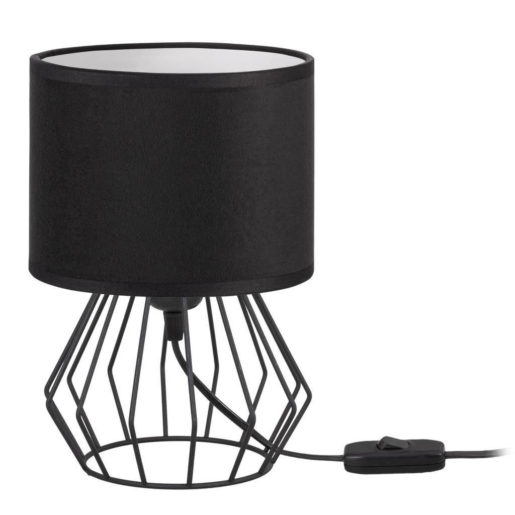 Lampa tornado amb welur czarny