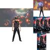 Halloween Stage Costume For Men With Pure Color Design For Theatrical Performance