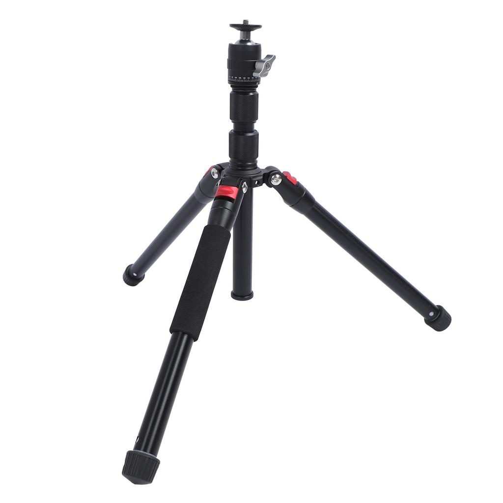 59in Camera Tripod With 20mm Metal Ball Head Lightweight Aluminum Alloy 3 Sections DSLR Camera Tripod for Video Photo