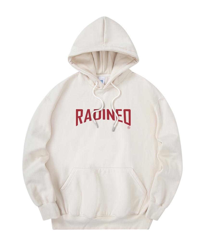 Arch Logo Hoodie Cream