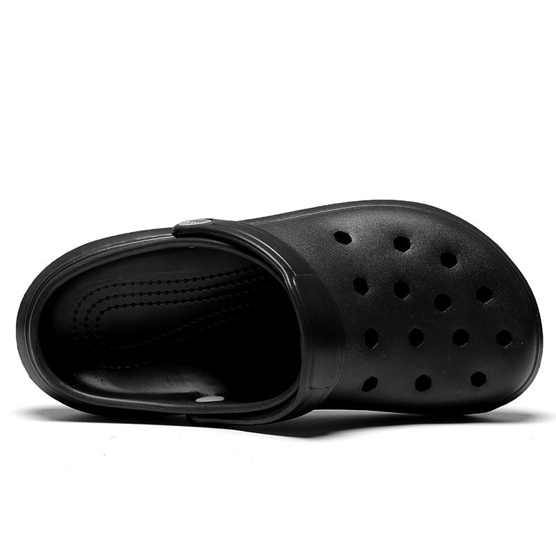 Sandali estivi da uomo Pantofole da spiaggia Scarpe da uomo unisex Aqua traspirante Pantofole da giardino scavate in schiuma Scarpe da acqua per esterni