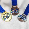 6.8cm Pickleball Medal Gold/Silver/Bronze Medal with Neck Ribbon Sports Medals Pickleball Award Medals for Encouragement